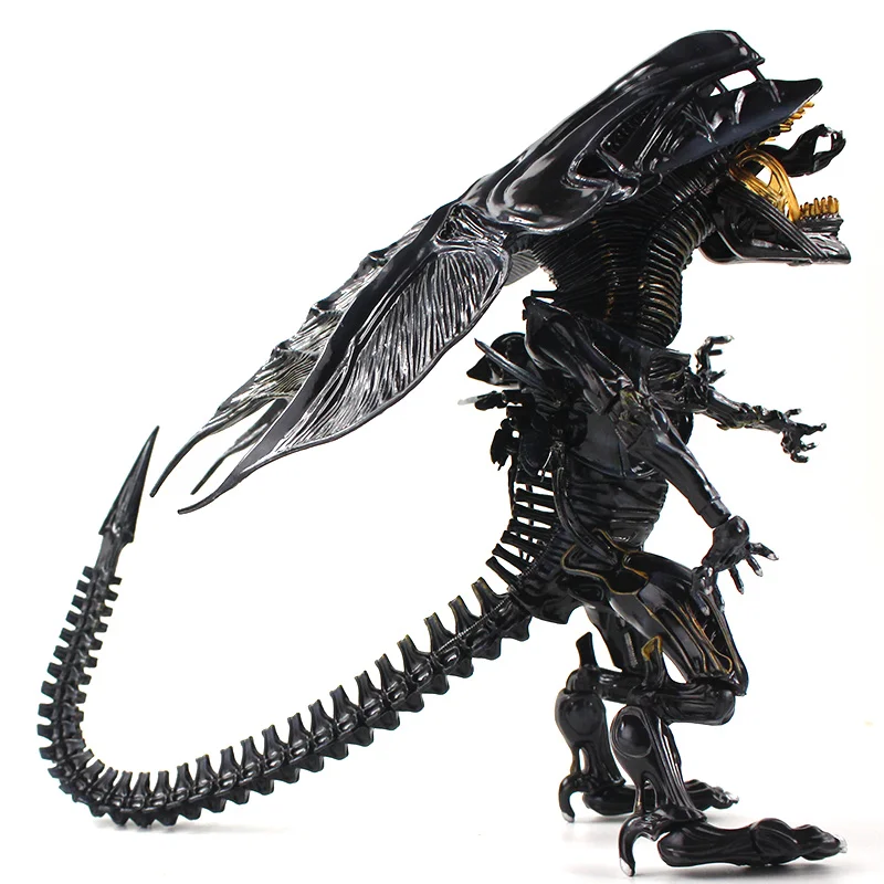 Figurka Neca Alien Queen Hybrid Metal Figuracja Xenomorph Aliens VS Predator Figurka Akcji Model Kolekcjonerski Zabawka Prezent