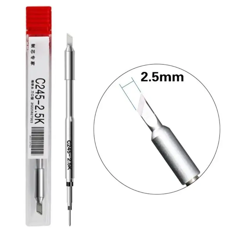 652F Stable C245 Паяльное жало с тонкими точками, эффективное для повышения точности при пайке и электронной сборке