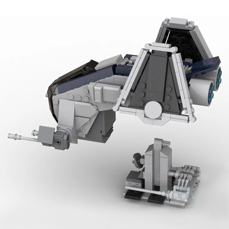 399 peças série espaço tropa transporte navio moc nave espacial modelo blocos de construção originalidade montagem tijolos brinquedos natal presentes