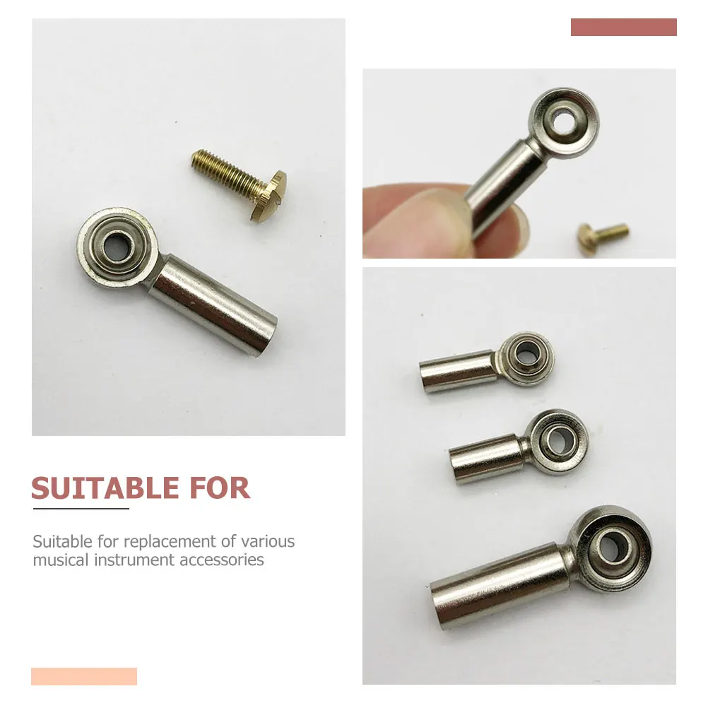 

Musical Instrument Fixing Screws Trumpet Accessories Horn Finger Button Trombone Stainless Steel Tinstrument Accessory