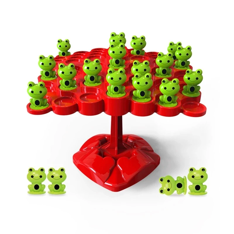 NEW Frog Balance Tree Game Montessori Math Toy Educational Leisure Parent-child Interaction Tabletop Game Toy Kids Learning Toy