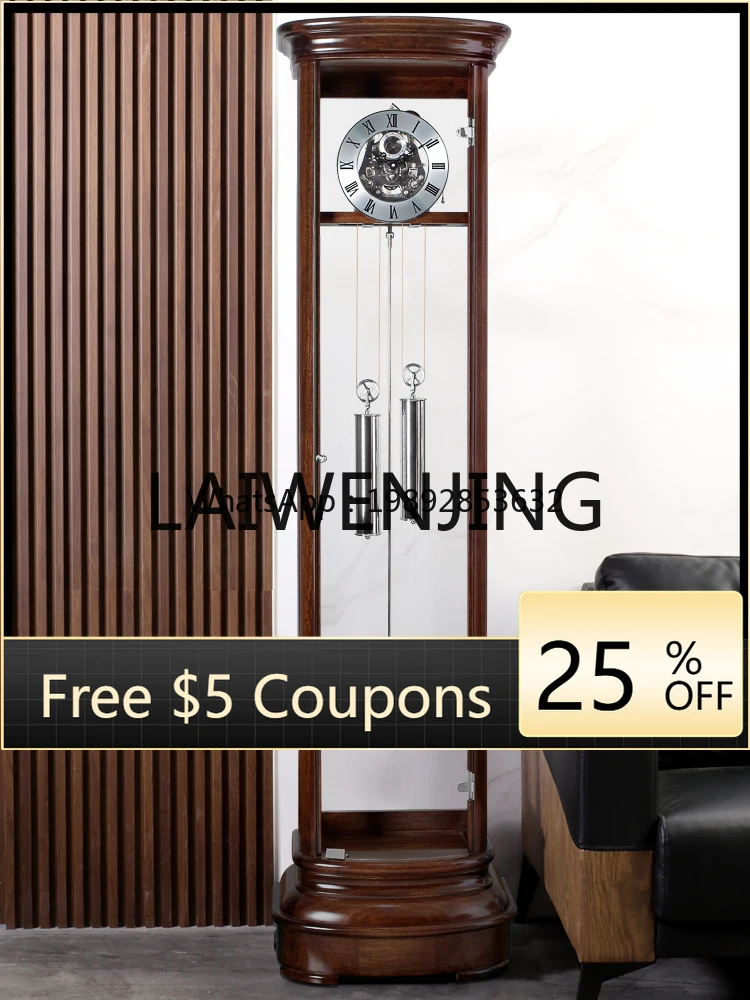 

7ZSP Solid Wood Creative Decoration New Chinese Machinery Light Luxury the Grandfather