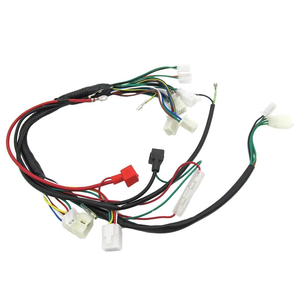 

1Set Motorcycle Parts Cdi Wire Harness Assembly 50 70 90 110Cc for Atv Start Quad Wiring Ignition Kit
