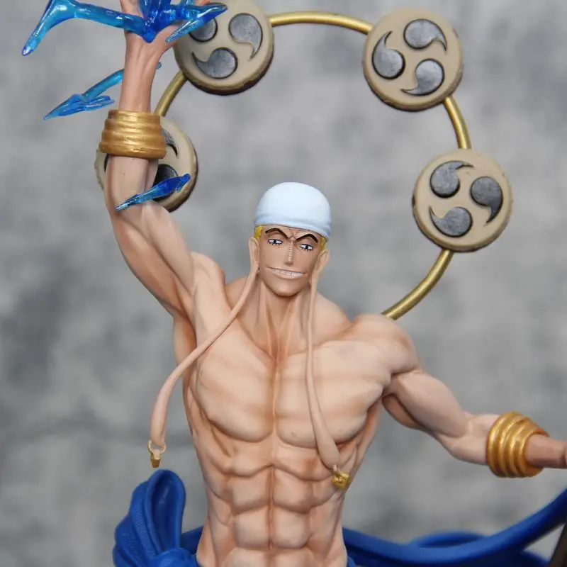 One Piece Anime Figure Super Sized Thunder God Enel Figurine Gk Decoration Model Ornament Statue Gift Toy Arts Crafts