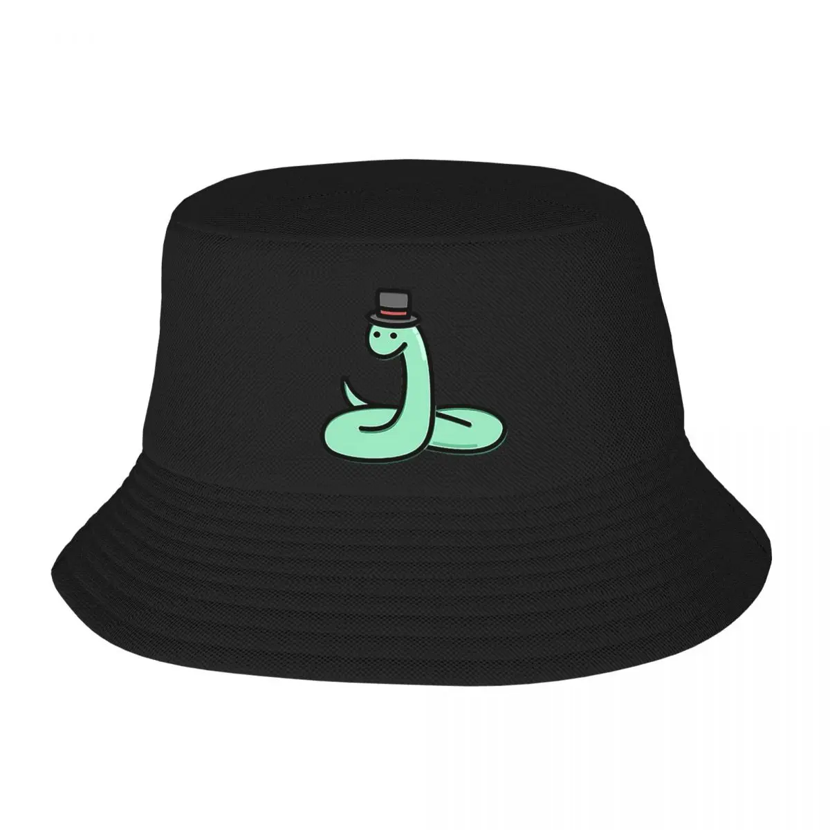 Cute Snake Bucket Hats Panama For Man Woman Bob Hats Fashion Fisherman Hats Summer Beach Fishing Unisex Caps