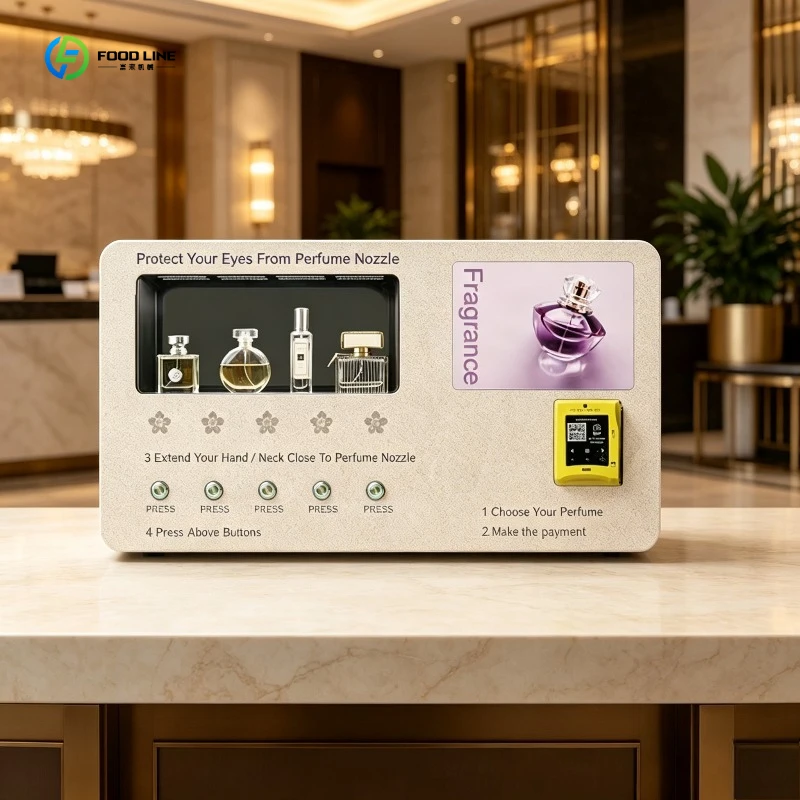 Perfume Spray Vending Machine Touch Screen Credit Card Reader Payment Fragrance Cologne Vending Machine for Sale FL Customized