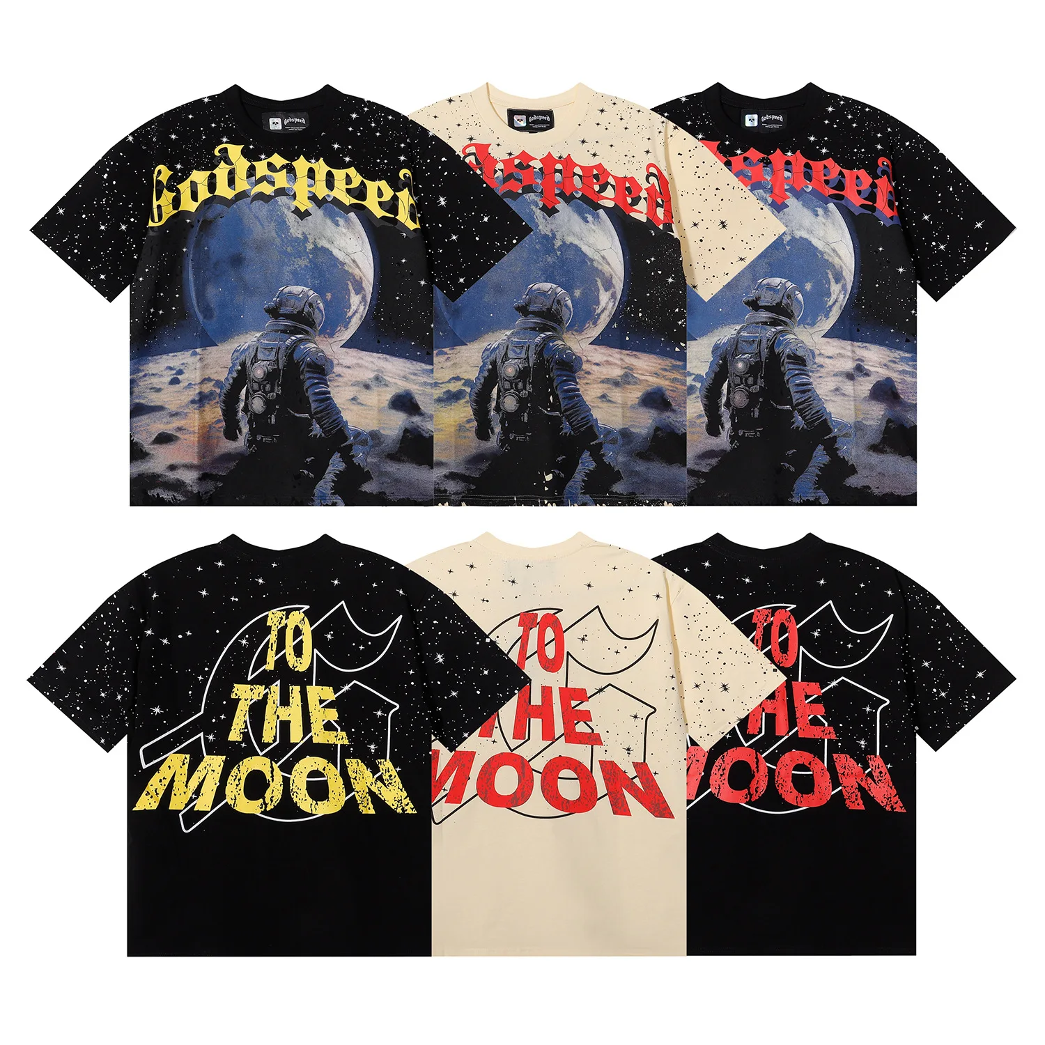 

Fashion Design Godspeed Men's T-shirts Designer Brand Skull Print Tops Tees
