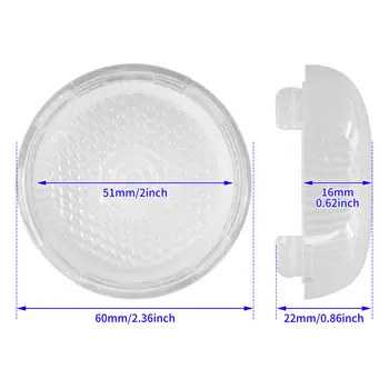 2 tapas transparentes para intermitentes delanteros y traseros de motocicleta para Harley Sportster XL 1200 883 48 Touring Softail Dyna 00-23 8 best sales Harley-Davidson 883 - №1