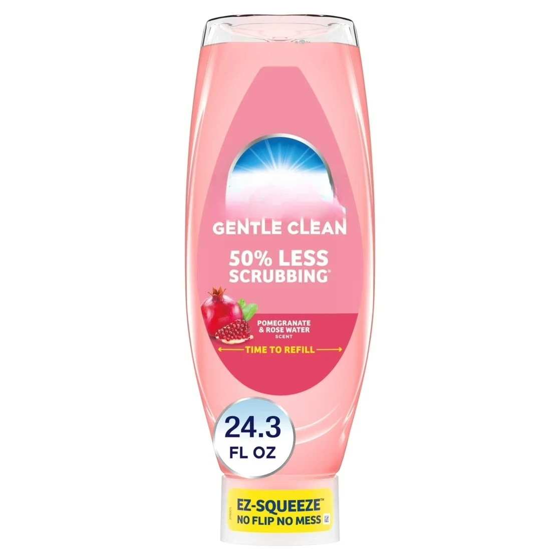 

Моющее средство для посуды Gentle Clean EZ-Squeeze, с гранатом и розовой водой, 24.3 унции