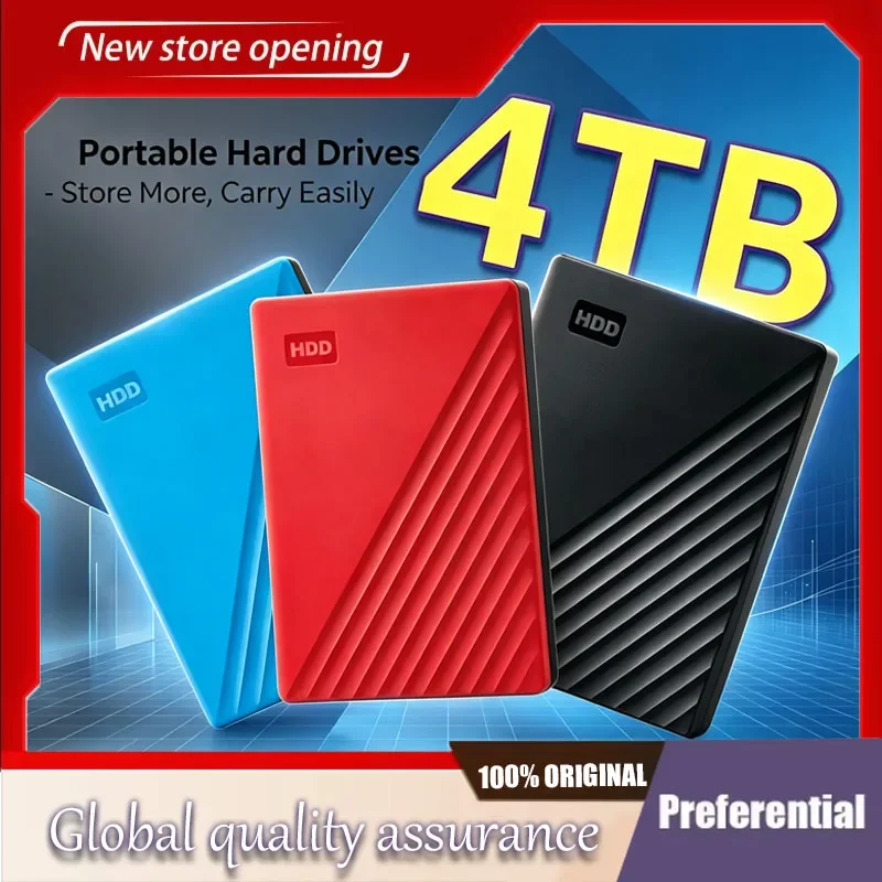 For Western Digital External HDD Collection, 2.5-inch, Fast Data Transfer, Multi-Device Compatible, Durable for Backup