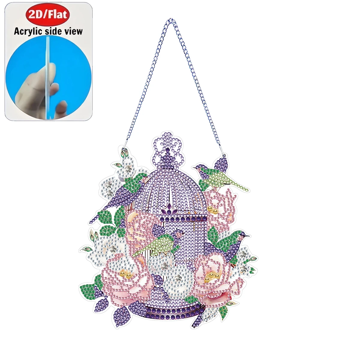 Resin Art Gift For Birthday - Set Hiasan Dinding Akrilik 2D Bentuk