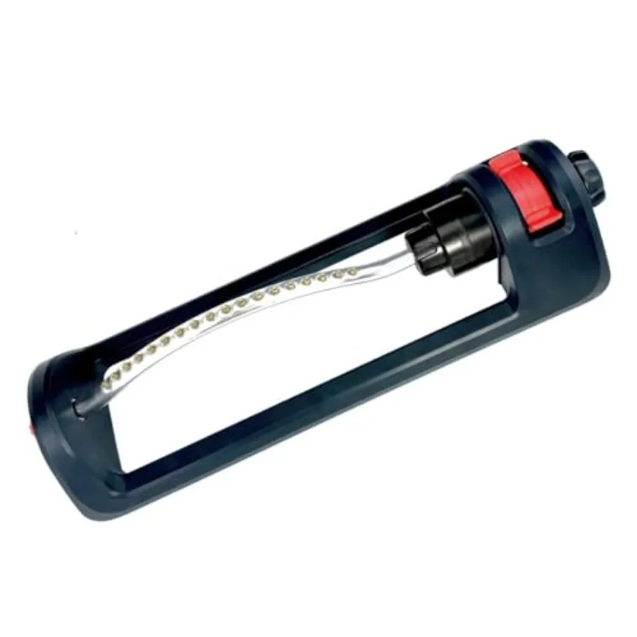 

Сверхмощный осциллирующий спринклер для газона с 18 латунными насадками, предназначенный для большого покрытия до 3, 600 кв. футов и стабильности.