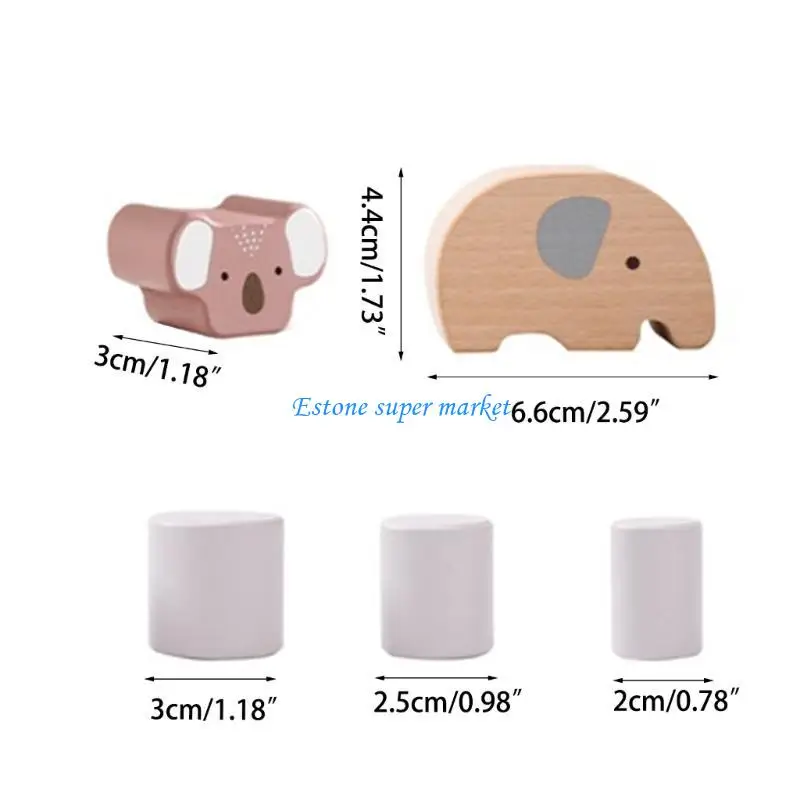 090B Khối xây dựng cầu vồng Đồ chơi xếp chồng cho trẻ cân bằng phát triển não bộ