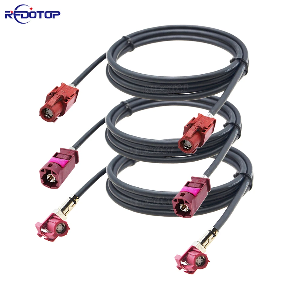 Produktbild von HSD LVDS-Kabel – 4-polig, Code D, Männlich/weiblich, 4-adrig, 100 Ohm, Für KFZ-Kombinationsboxen (D F Zu D F90, 7M)