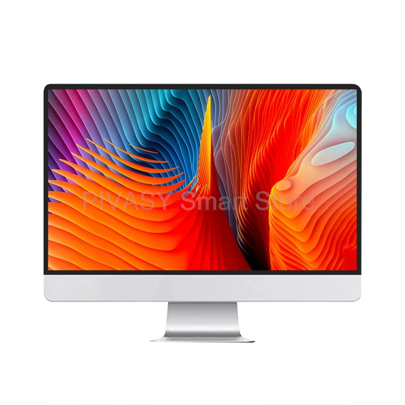 상업용 올인원 PC 스크린 컴퓨터 벽걸이형 8G 대용량 메모리 IPS 풍부한 포트 사무실 교육 데스크탑 회의용