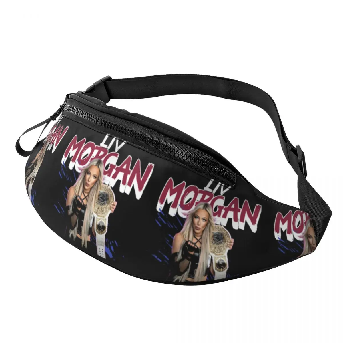 

Liv Morgan Waist Bag for Women Men Crossbody Fanny Pack Running Phone Money Pouch