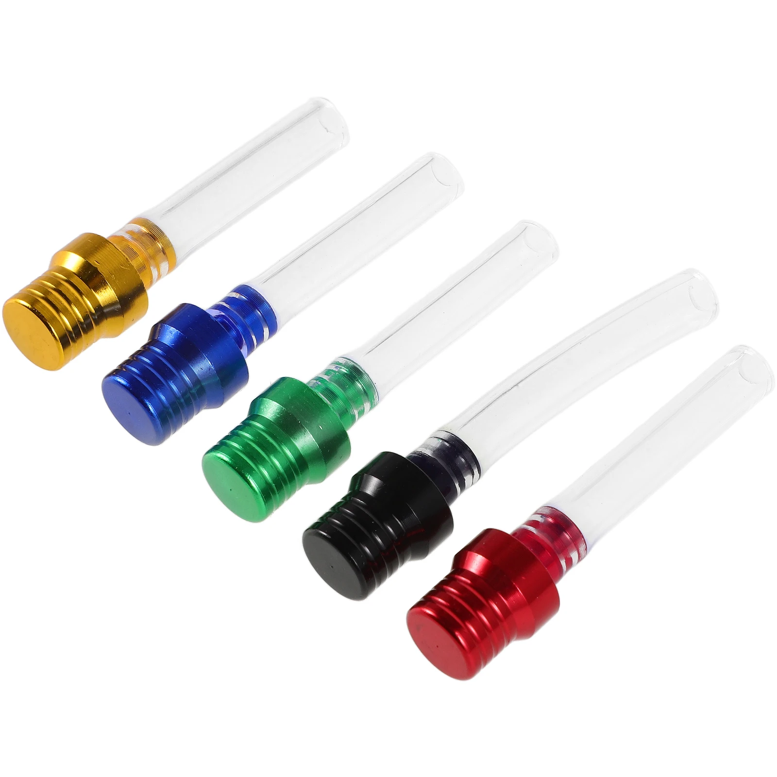 

5pcs Tank Cap Vent Hose Motorcycle Gas Caps Aluminum Alloy Transparent Tube Gas Cap Vent Tube Accessories ATV Motorcycles