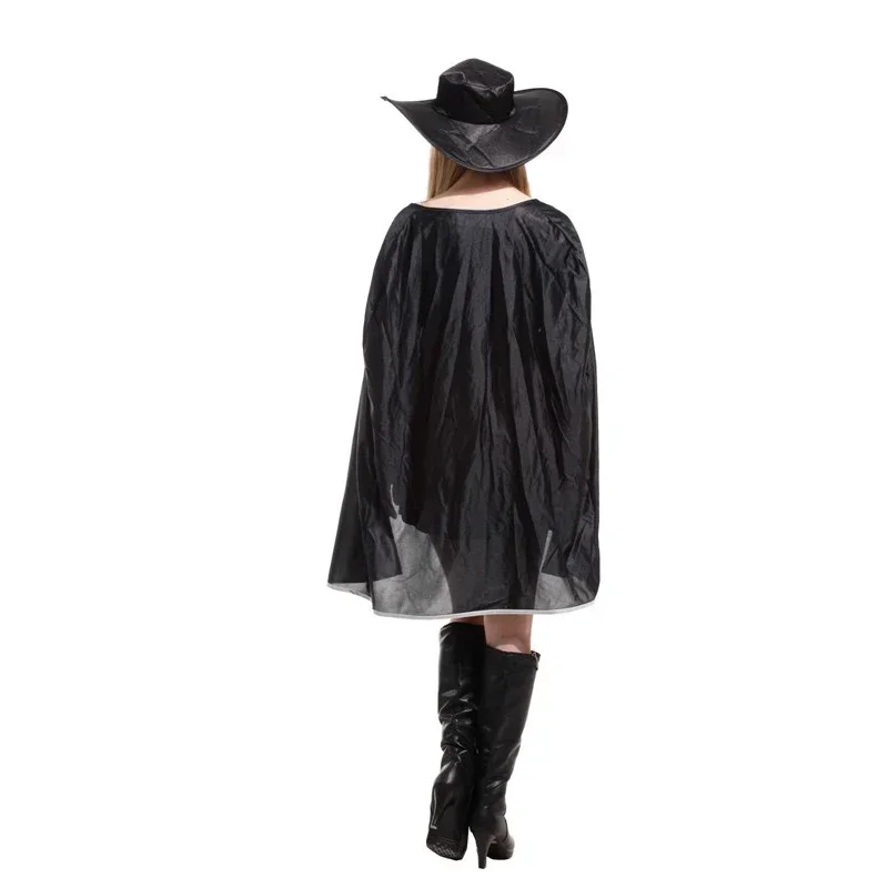 QQ8 Disfraz de mascota adulta Zorro con capa, capa para mujer, chaqueta, máscara para ojos, cinturón, pantalones, cubierta de zapato, sombrero, vestido Up5Lk¥