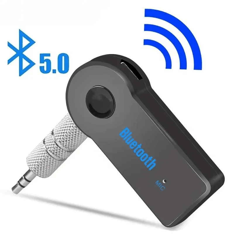 1/2/4/6pcs Wireless Bluetooth Transceiver Adapter Car Bluetooth 5.0 Receiver For Car Kit Music Audio Aux A2dp Earphone Receiver