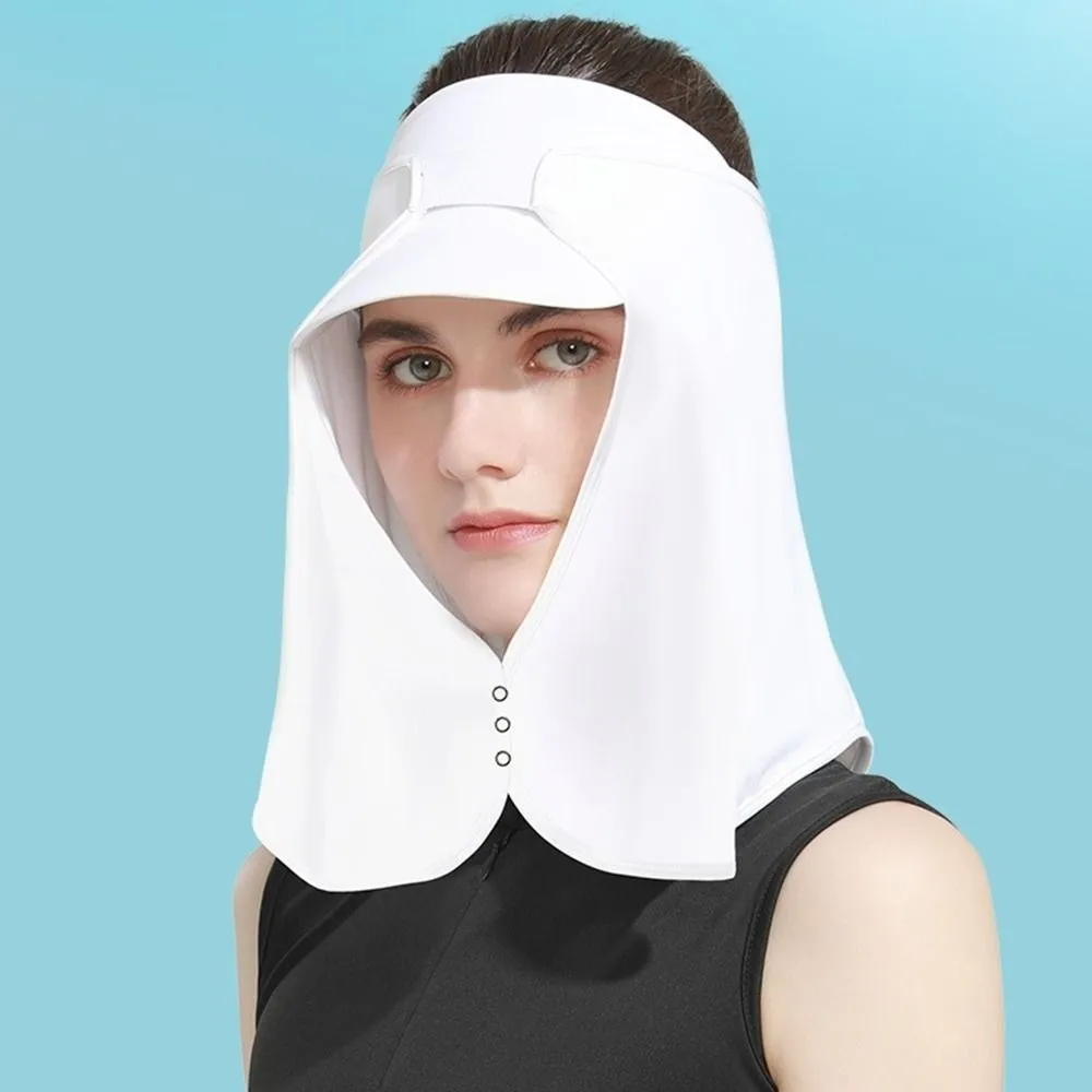 Neue UPF50+ Anti-UV Gesichtsbedeckung Nackenschutz Hautfreundlicher Sonnenhut Schal Maske Sommer
