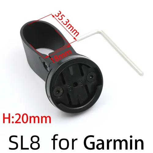 Imagen 2 del producto Portalámparas de bicicleta de carretera especializado SL8 para garmin para portalámparas Magene Seat Post.