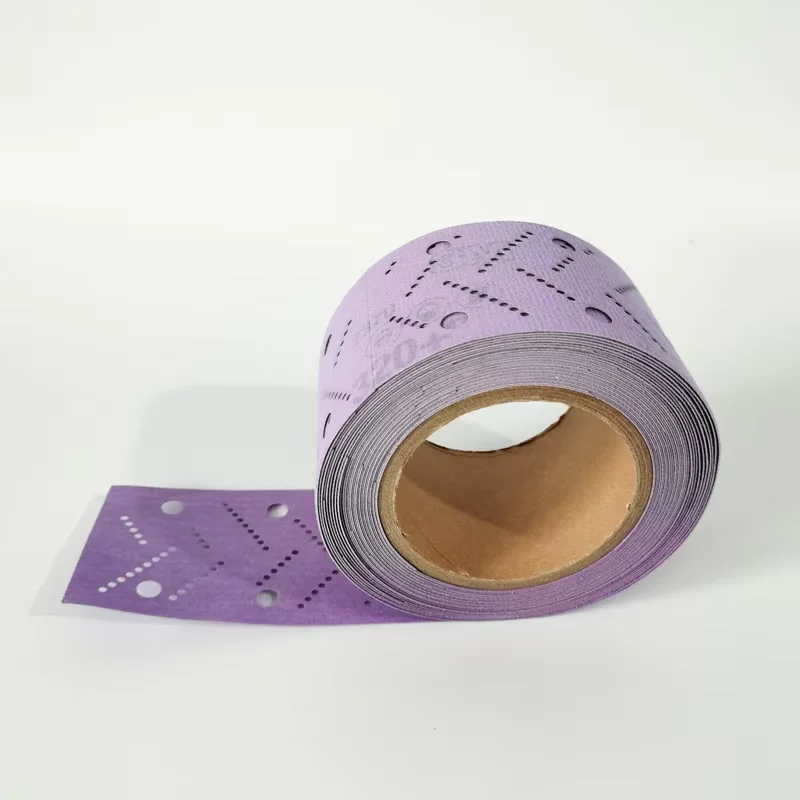 3M Purple Clean Sanding Sheet Roll 70mm/9.9m Rectangular Dry Sandpaper Car Polishing 80 120 180 240 320 Grit - Image 3