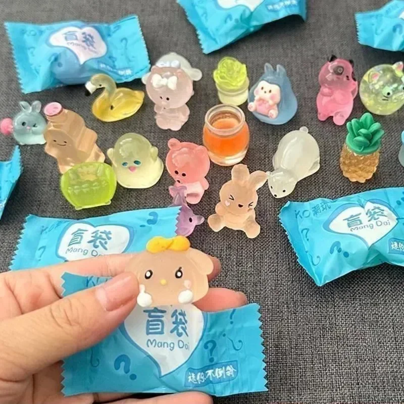 

10/20pcs Blind Box Kawaii Rabbit Dog Model Toys Child Birthday Party Favors Gifts Surprise Blind Bag Small Gift Packaging Random