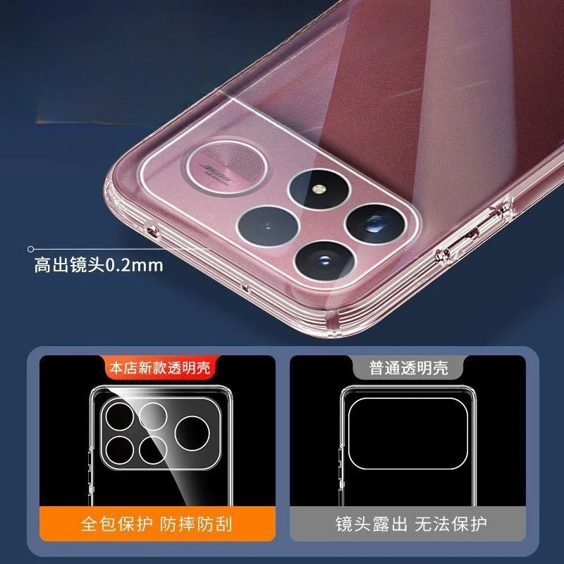 Für POCO F9 Ultra Pro Klare Transparente Weiche TPU-Silikon-Handyhüllen Rückseitenabdeckungen für POCO F9Pro F9Ultra Schutzhülle – Detail 4