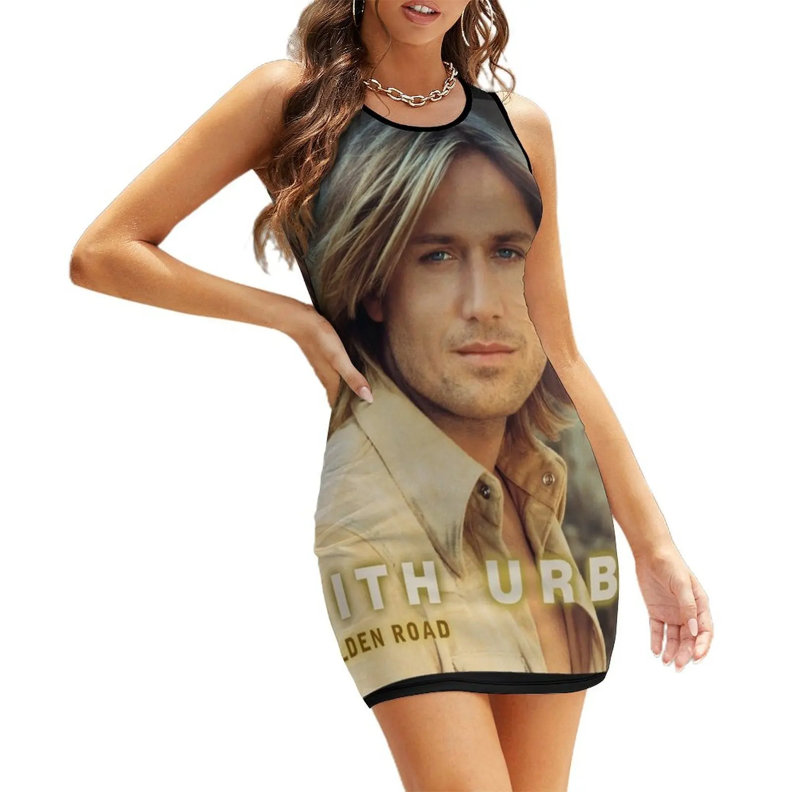 

Keith Urban Golden road Sleeveless Sundress Women's evening dress summer clothes bandage dress women's fashion dresses
