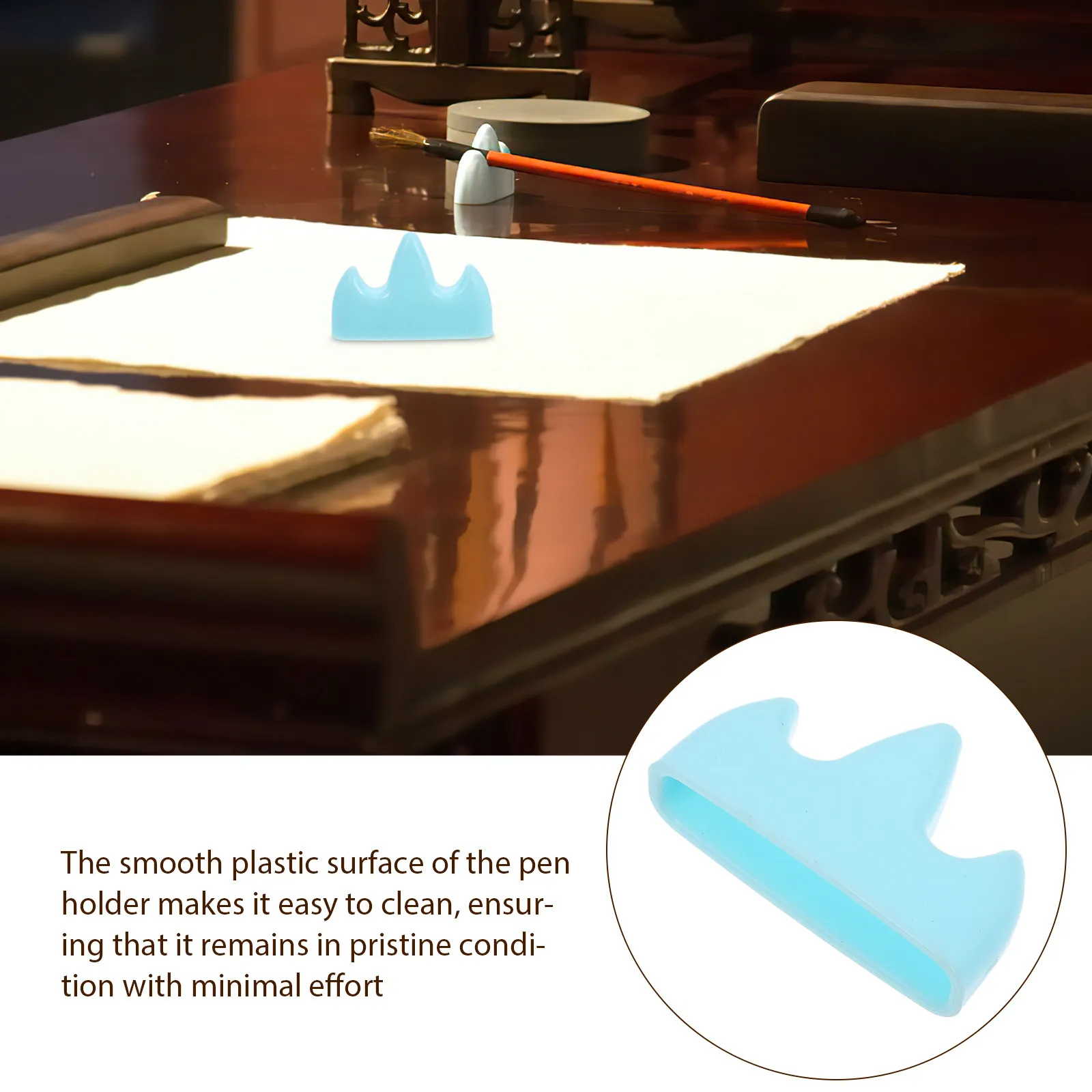 10Pcs Mountain Pen Calligraphy Holder Organizer Plastic Brush Rest for Calligraphy and Watercolor Brushes Watercolor Brush Rest