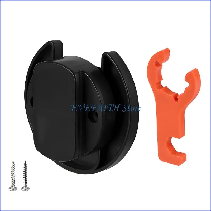 124B Reinforced Nylon Wall Rack for Propane Cover Storage, Travel Trailer Mount for Camping Gear and Garage Sorting