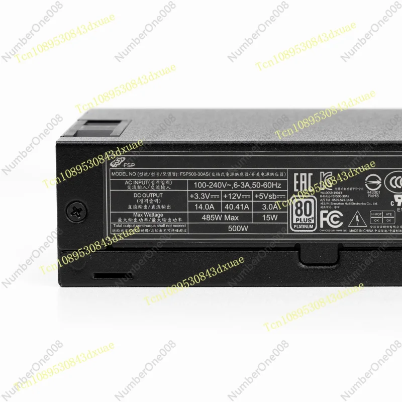 FSP500-30AS 500W Platinum FLEX Small 1U Power Supply NUC Mini PC Chassis for Purpose