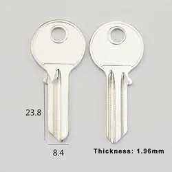 10 pz/lotto chiavi di casa vuote per Guli, S slot Ball lock door key blanks versione corta