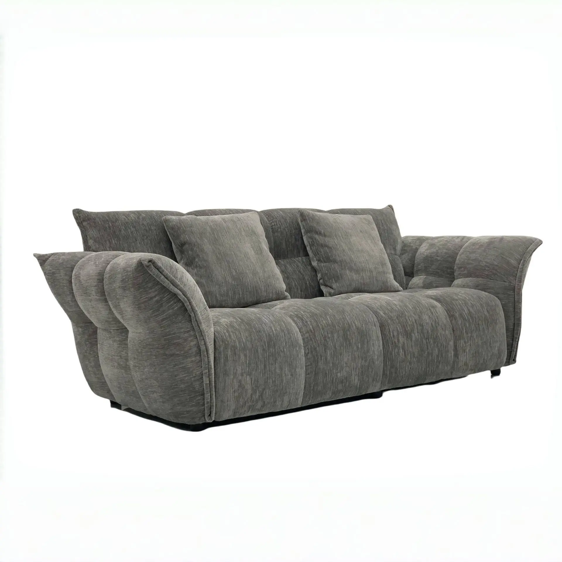 Petal sofa light French retro straight row small apartment living room