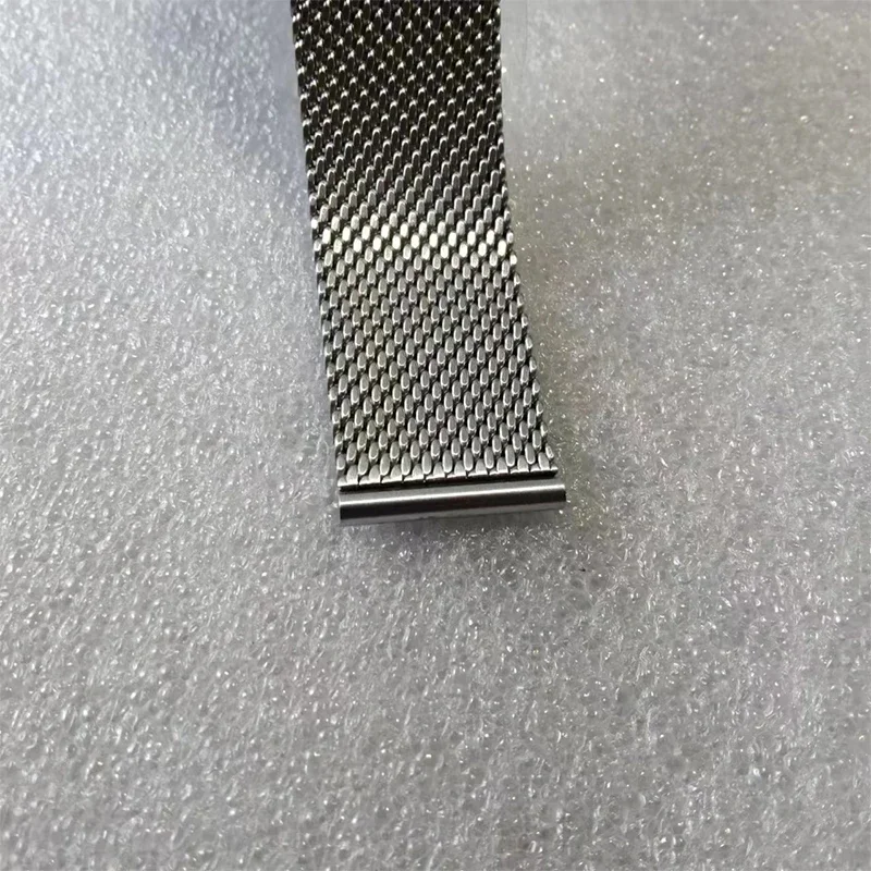 Milan stalowa siatka antyalergiczny pasek do zegarka dla Omega 007 Seahorse 300 Observatory 20mm Breitling wymień uniwersalny pasek do zegarka
