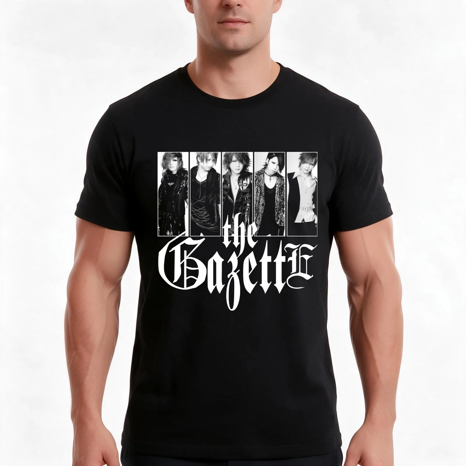 the gazette uye T-Shirt Summer Casual Cotton Tee Oversized Streetwear Tops Vintage Graphic Print Loose Fit Short Sleeve