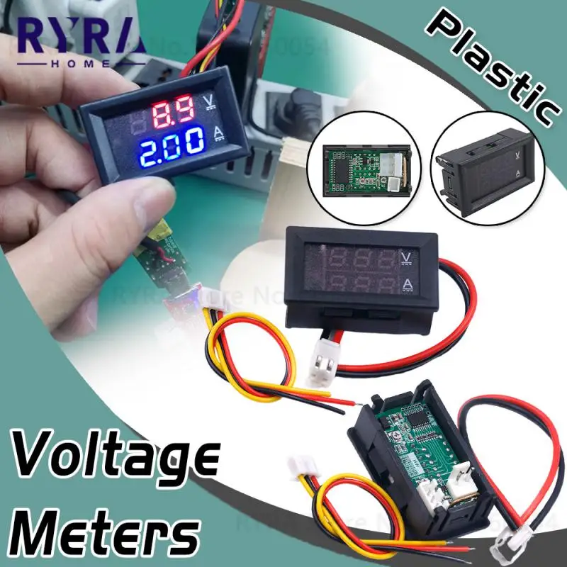 DC 100V10A LED Digital Voltmeter Ammeter Car Motocycle Current Meter Volt Detector Tester Monitor Panel Volt Meter Gauge