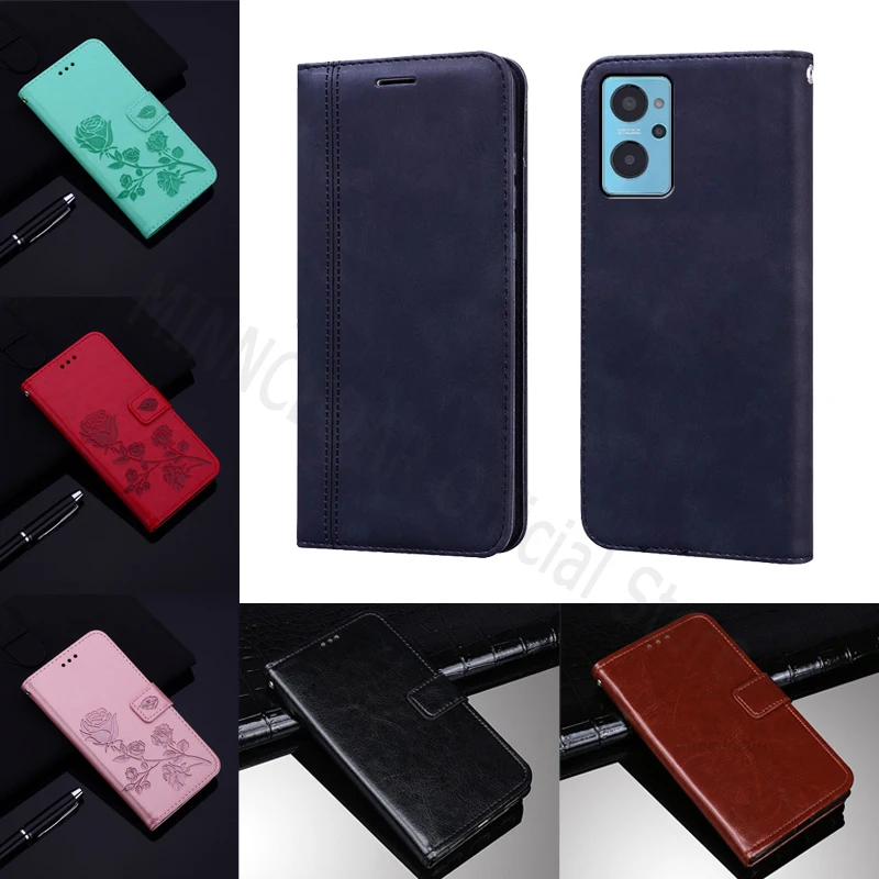 

Realme9i Cover For Realme 9i Case Wallet Leather Flip Magnetic Card Stand Phone Protective Book For Realme 9 i RMX3491 Case Bag