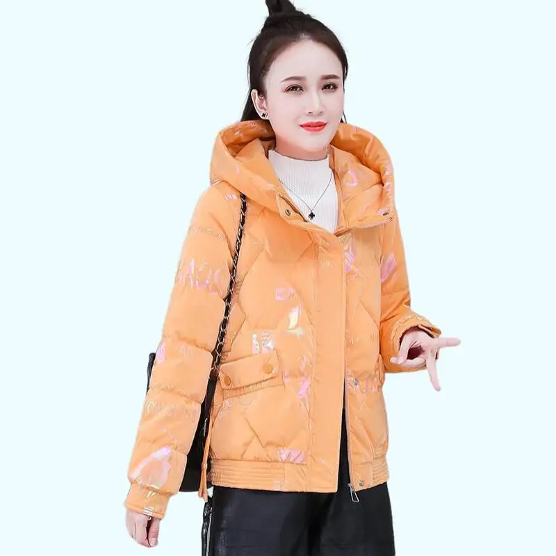 2025年冬新作 レディースファッション 洋風 ショート丈 コットンジャケット 光沢感 韓国風 ゆったり 厚手 暖かいカラー コットンジャケット