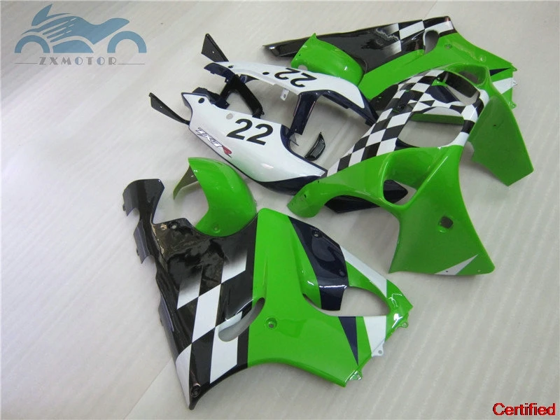 

Customizable as you need fairing kits for Kawasaki Ninja ZX7R 1996 1998-2003 motorcycle fairings kit ZX 7R 96-03 green bodywork