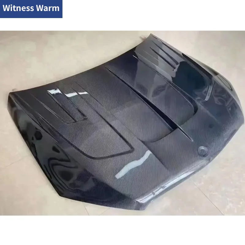 For Benz C167 GLE Coupe GLE63 GLE53 Carbon Fiber FRP Front Engine Hood Bonnet Cover Car Body Kit 2020-2023 view 5