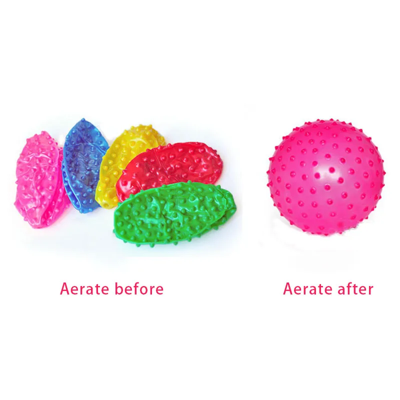 5PCS inflatable toy massage ball parent-child interactive massage series round ball inflatable massage ball toy prick ball