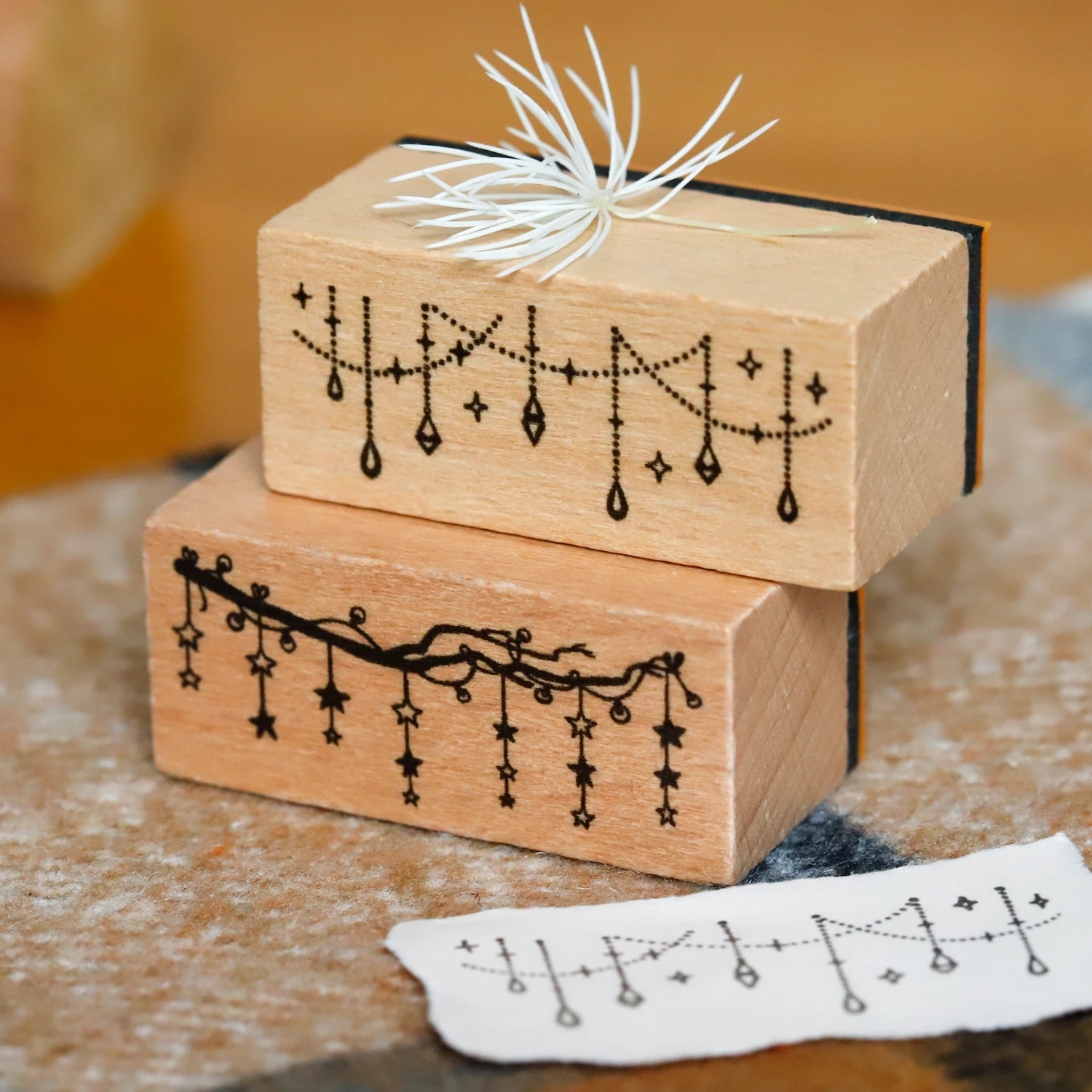 TIANZI 1pc Lamp Theme Vintage Wooden Rubber Cute Night Lights Set Stationery Seal Stamping For Card Making Planner Scrapbook