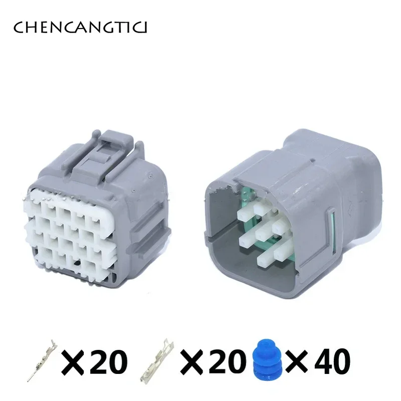 

1 Set 20 Pin Auto Electrical Control Board Connector Excavator Hydraulic Pump Sumitomo DL 040 Series Plug 6188-0494 6189-0714