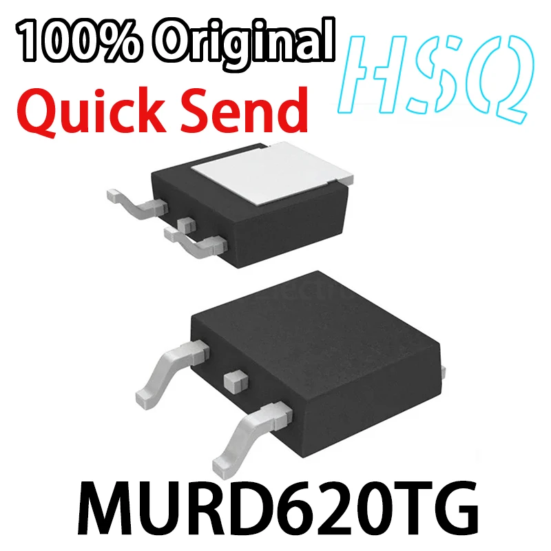 

5PCS U620TG MURD620TG New Spot TO-252 Patch 200V 6A Ultra Fast Recovery Diode