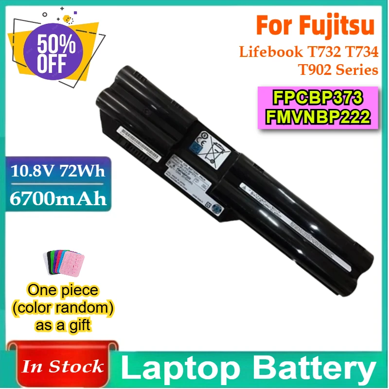 

10,8 В FPCBP373 FMVNBP222 Аккумулятор для ноутбука Fujitsu Lifebook T732 T734 T902 Series