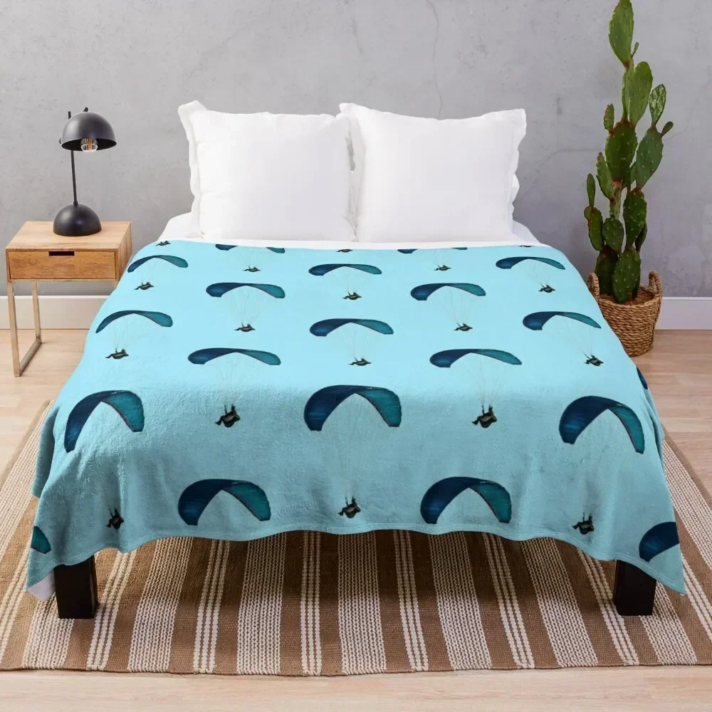 paraglider Throw Blanket funny gift Luxury St Luxury Throw Baby Blankets