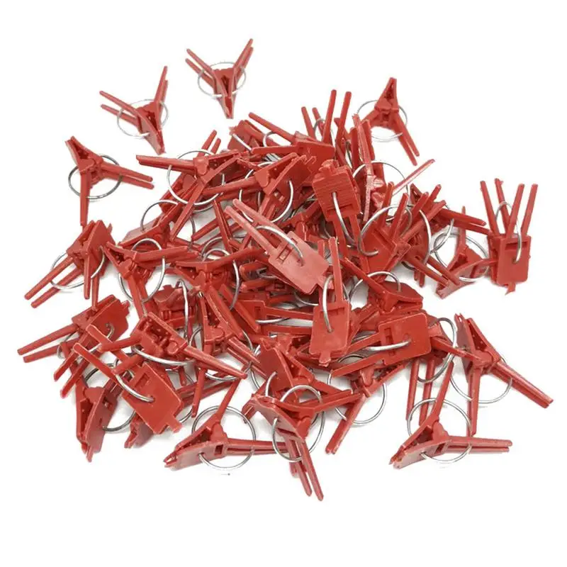 50PCS Plants Graft Clips Plastic Garden Tools For Cucumber Eggplant Watermelon Gardening Tools Accessories