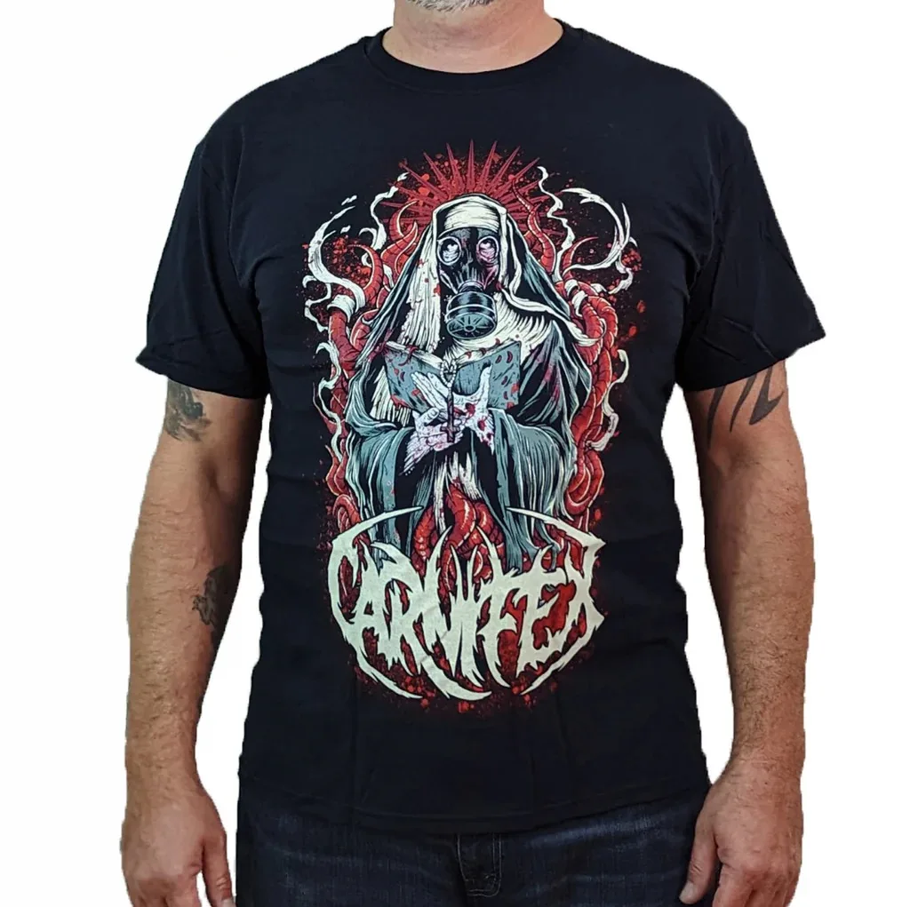 

CARNIFEX Sister Rot T-Shirt Men's and Women's Short Sleeve Luxury Brand T-shirt Summer Oversize Tops Vintage Men Streetwear