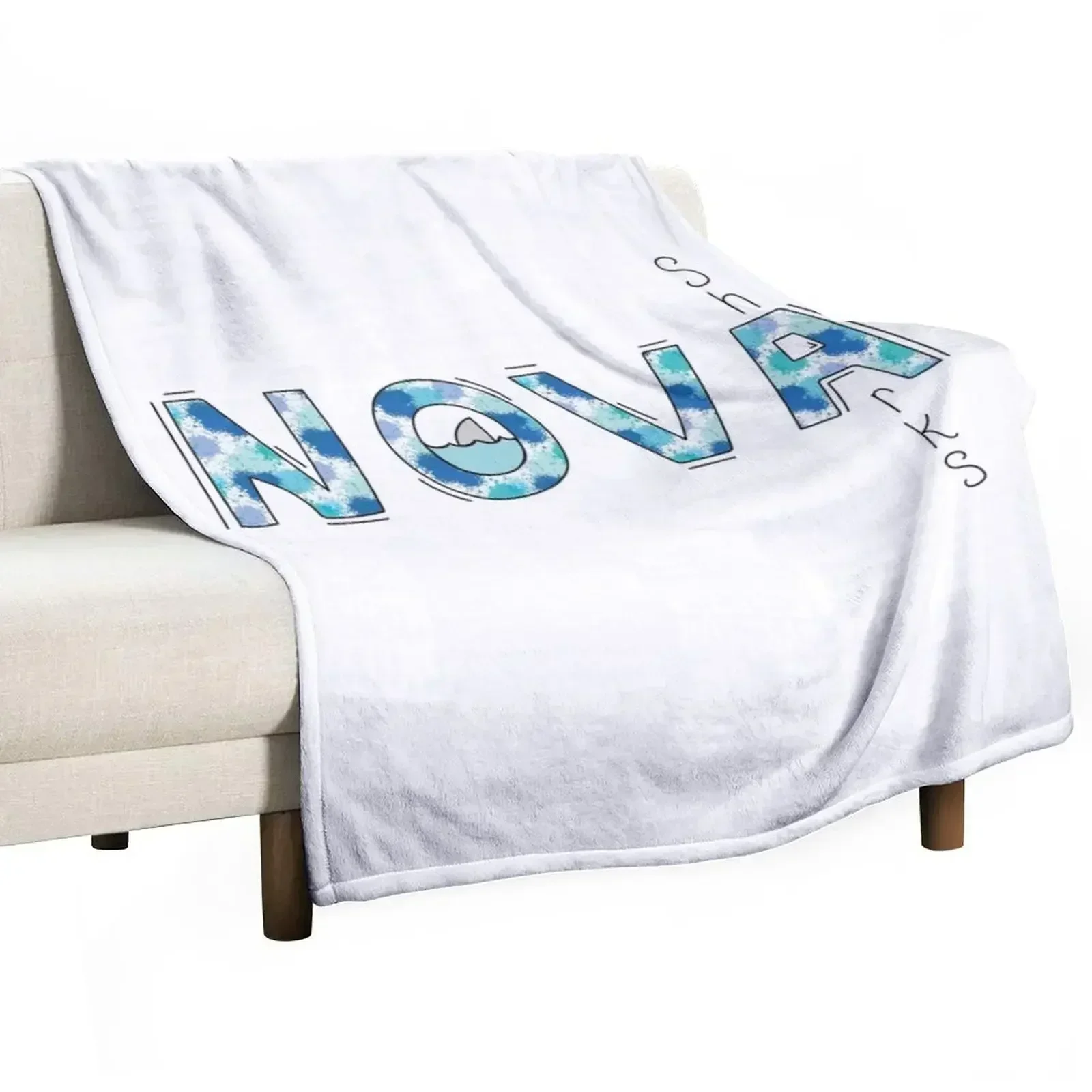 NSU Sharks Throw Blanket Hair Winter beds Camping Polar Decoratives Moving Blankets